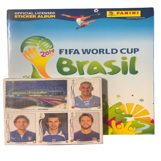 PANINI FIFA World Cup Brazil 2014 Complete Sticker Collection + Free Album