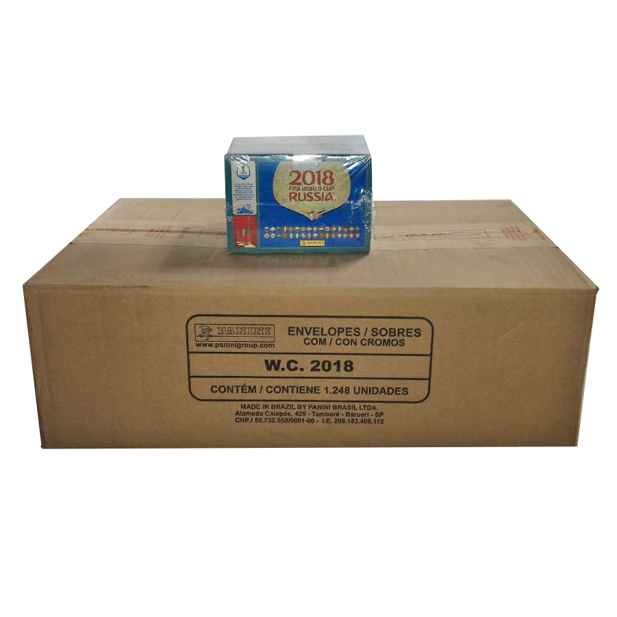 Panini World Cup Russia 2018 Sticker Box - 12 Boxes (Master Case)